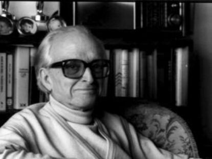 El escritor Pere Calders, en una imagen de 1992.