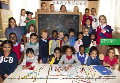 La escuela multirracial de Milán que sirve como lanzamiento de la nueva etapa de Benetton.