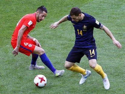 Chile - Australia, partido de la fase de Grupos de la Copa Confederaciones 2017