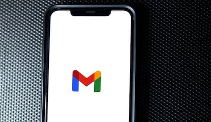 Gmail en un teléfono móvil