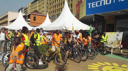 Imagen cedida por FABIO (First African Bicycle Information Organisation/Uganda).