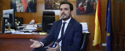 El ministro de Consumo, Alberto Garzón.
