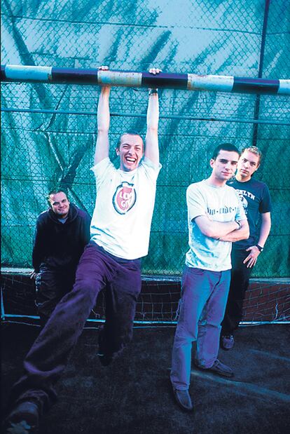 Coldplay antes de triunfar en el Festival Paredes de Coura, en 2000