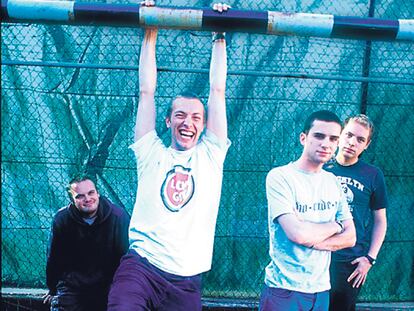 Coldplay antes de triunfar en el Festival Paredes de Coura, en 2000