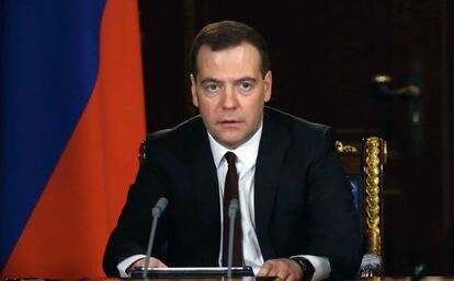 El primer ministro ruso, Dimitri Medvedev.