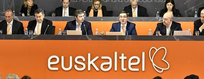 Imagen de la &uacute;ltima junta de accionistas celebrada por Euskaltel.