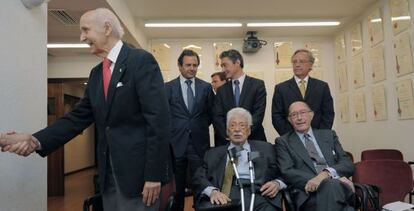 Reuni&oacute;n de la comisi&oacute;n de econom&iacute;a de los Premio Jaime I en Valencia. 