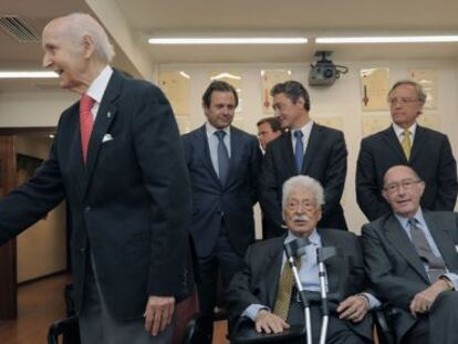 Reunión de la comisión de economía de los Premio Jaime I en Valencia.