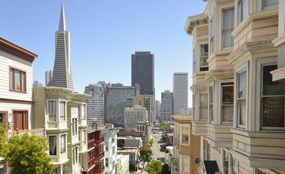 Vista de la ciudad de San Francisco, en California, desde el barrio de North Beach.