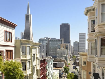 Vista de la ciudad de San Francisco, en California, desde el barrio de North Beach.