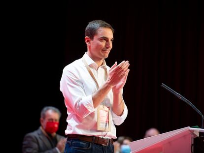 El nuevo secretario general del PSOE de Madrid, Juan Lobato.