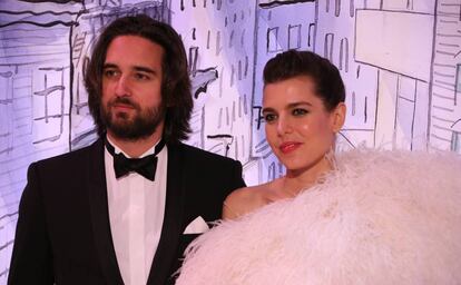 Carlota Casiraghi y Dimitri Rassam, en marzo en Mónaco.