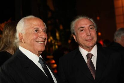 Jos&eacute; Yunes e Michel Temer.