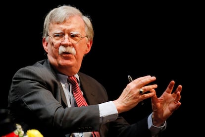 O ex-assessor de Segurança Nacional John Bolton na Carolina do Norte, em fevereiro deste ano.