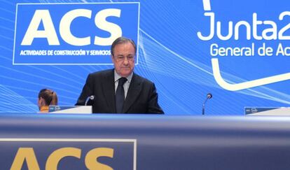 Florentino P&eacute;rez, presidente de ACS.