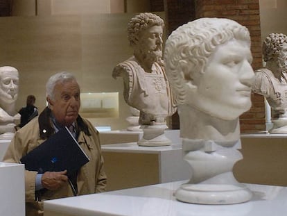 La exposición 'Roma SPQR', celebrada en el Centro de Exposiciones Arte Canal, en Madrid en 2019, sobre la historia del Imperio Romano.