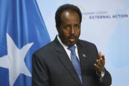 El presidente de Somalia, Hassan Sheikh Mohamud. EFE/Archivo