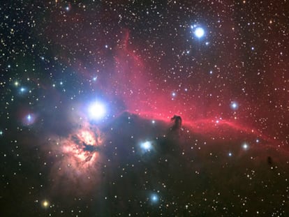 La nebulosa Cabeza de Caballo, que se encuentra en la constelación de Orión.