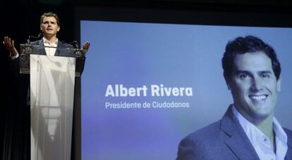 El presidente de Ciudadanos, Albert Rivera.
