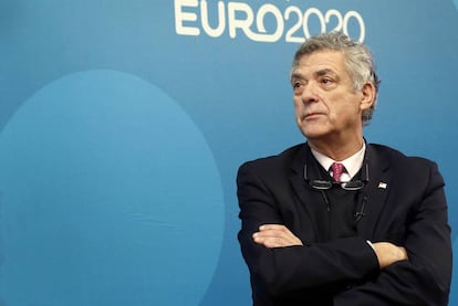 Ángel María Villar, the head of Royal Spanish Football Federation.