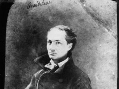 Retrato fotográfico del poeta Charles Baudelaire.