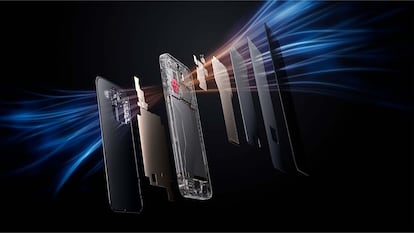 Interior de los teléfonos OPPO Find X9