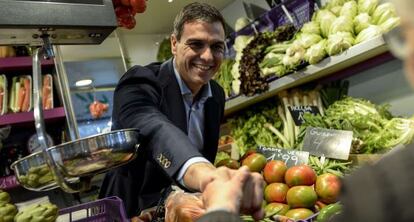 El líder del PSOE, Pedro Sánchez, este viernes en Barcelona.