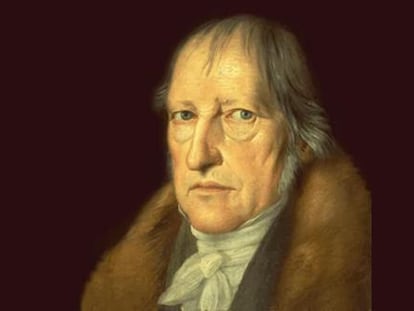 Hegel, como lo pintó Jakob Schlesinger en 1831.
