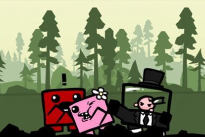 Juegos como <i>SuperMeatBoy</i> traen el éxito a la escena independiente.