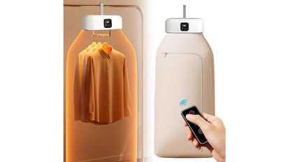 Este es el tendedero vertical con calefactor que arrasa en Amazon