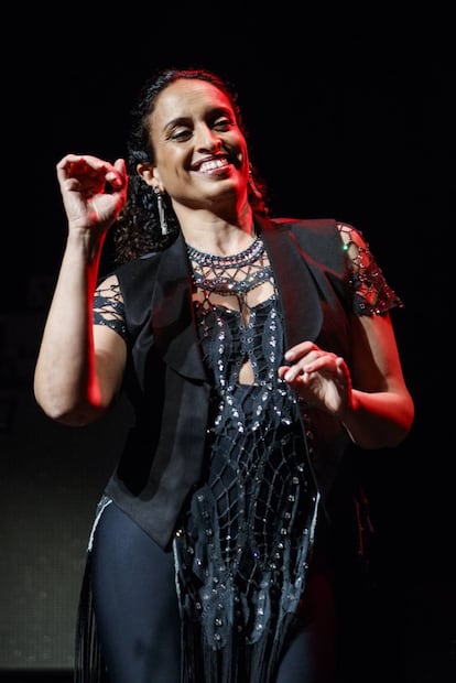 La cantante Noa, en un concierto en Barcelona este 2019.