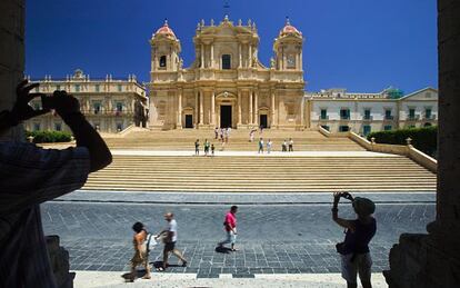 Catedral de San Nicol&oacute; de Noto, al sur de Sicilia (Italia). 