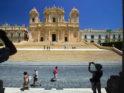 Catedral de San Nicol&oacute; de Noto, al sur de Sicilia (Italia). 