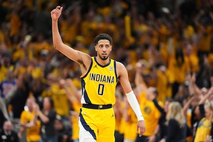 Tyrese Haliburton, en el partido de este sábado.
