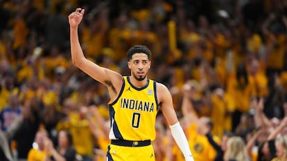 Tyrese Haliburton, en el partido de este sábado.