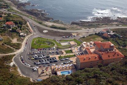 Instalaciones del hotel en Oia