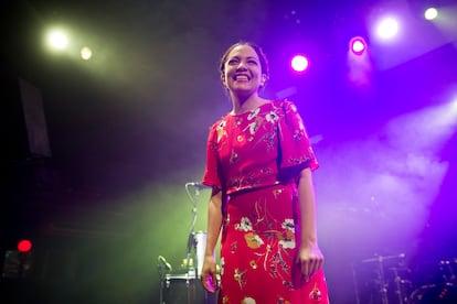 Natalia Lafourcade, en un concierto en 2018.