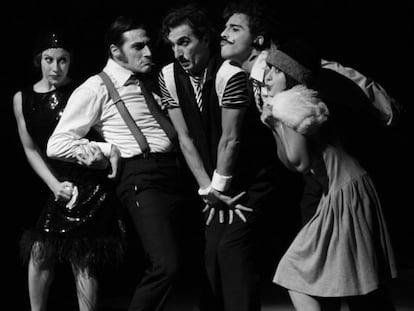 Una escena del espectáculo 'Charlie' de la compañía Fernando Hurtado.