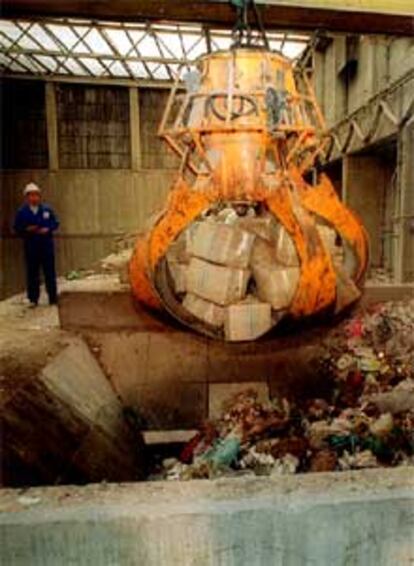 Incineración de hachis en Tarragona.
