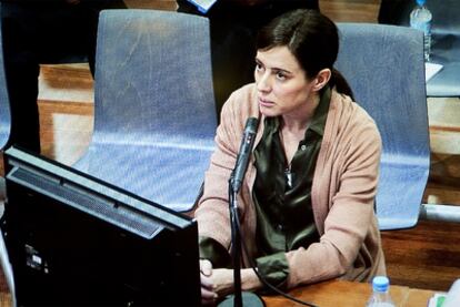 La abogada Montserrat Corulla, ayer durante la sesión del juicio<i>.</i>
