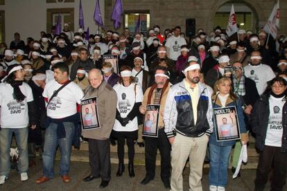 Protesta en Vigo para pedir el indulto de Reboredo