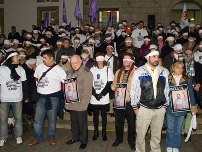 Protesta en Vigo para pedir el indulto de Reboredo 