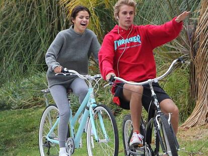 Selena G&oacute;mez y Justin Bieber el pasado noviembre. 