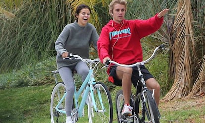 Selena G&oacute;mez y Justin Bieber el pasado noviembre. 