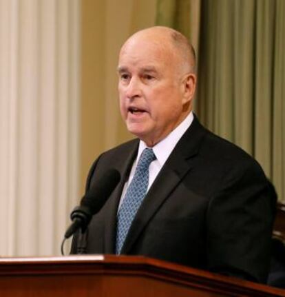 El gobernador de California, Jerry Brown.
