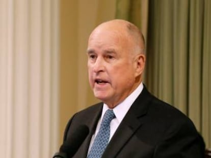 El gobernador de California, Jerry Brown.