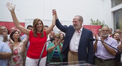 Susana Díaz y Fernando Rodríguez Villalobos.