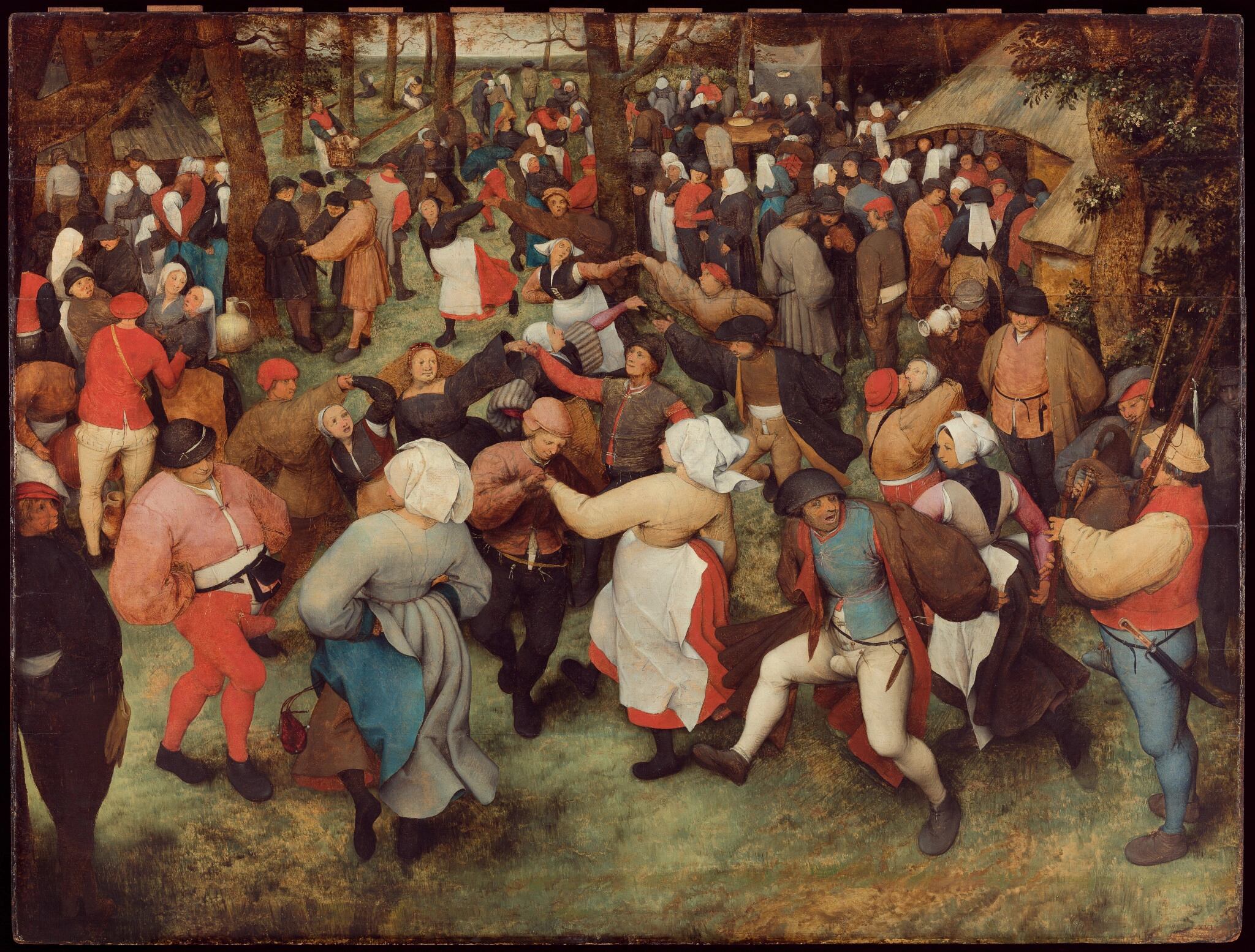 'El baile de boda', cuadro de 1566 de Pieter Bruegel el Viejo, que pertenece al Museo de Arte de Detroit.