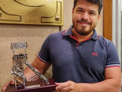 Eduardo Iturrizaga, campeón de España absoluto de ajedrez, el martes en Linares