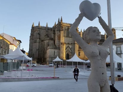 Escultura do artista português Pedro Figueiredo.